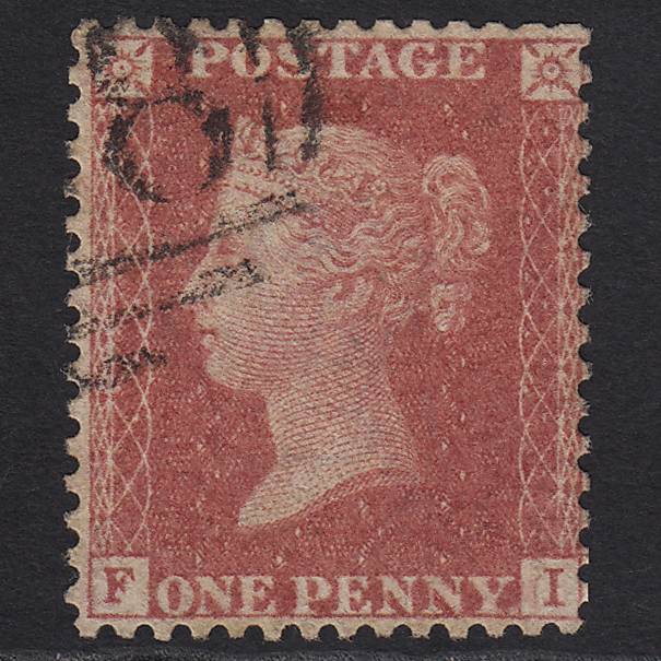 GB QV 1857 1d Rose-red (Plate 47) SG40-C10(1) FI GU Light Cancel