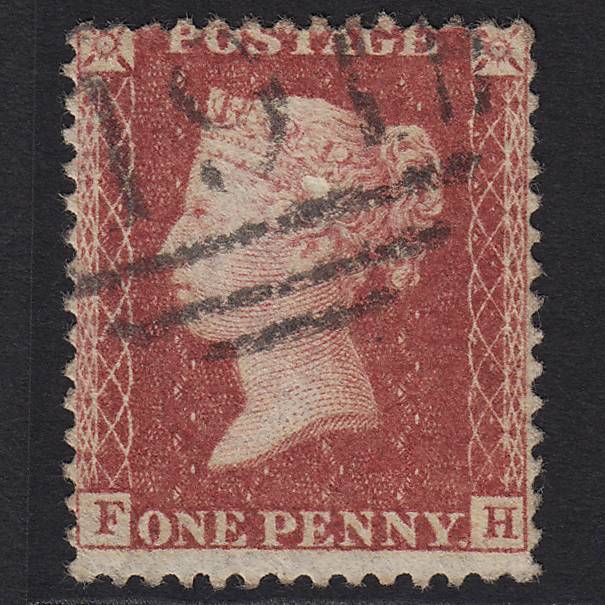 QV 1857 1d Rose-red (Plate 59) SG40-C10(1) FH FU Chippenham 191