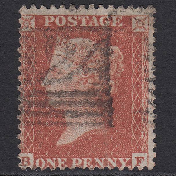 GB QV 1855 1d Red-brown (Plate 8) SGC6(1) BF GU Scotland