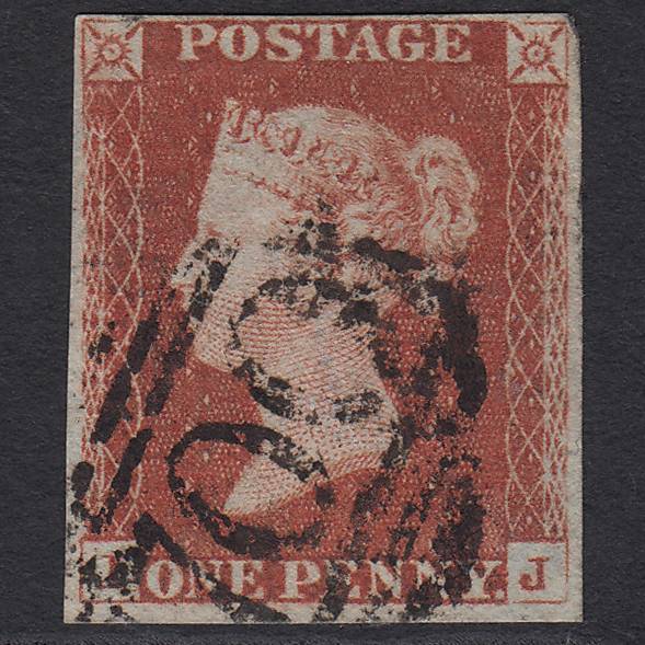 GB QV 1841 1d Red-brown Pl 61 SG8-B1(1) IJ GU 4 Margins Sheffield 700