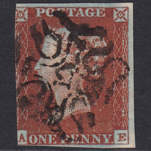 GB QV 1841 1d Pl 40 SG8-B1(1) AE FU Miss Imprimatur 3m London No.10 in MX