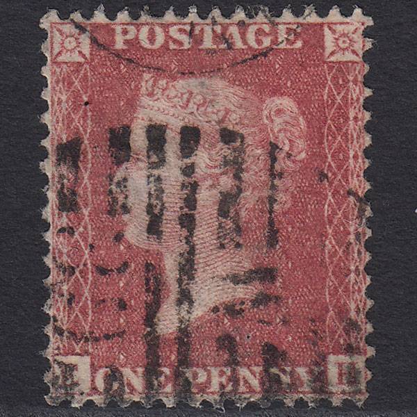 GB QV 1857 1d Pl 44 SG40-C10(1) EH GU London D&S Cancel Very Well Centred