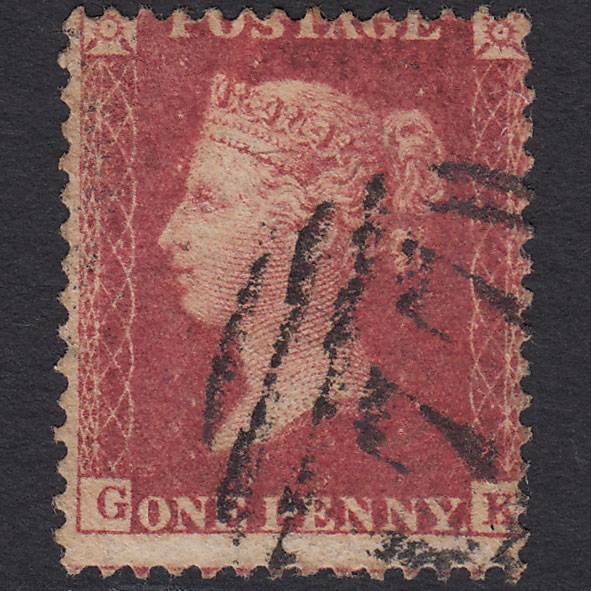 GB QV 1857 1d Rose-red (Plate 41) SG40-C10(1) GK GU Cheltenham 177