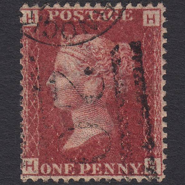 GB QV 1864 1d Lake-red (Plate 134) SG44-G1(2) HH VFU Kilmarnock 203