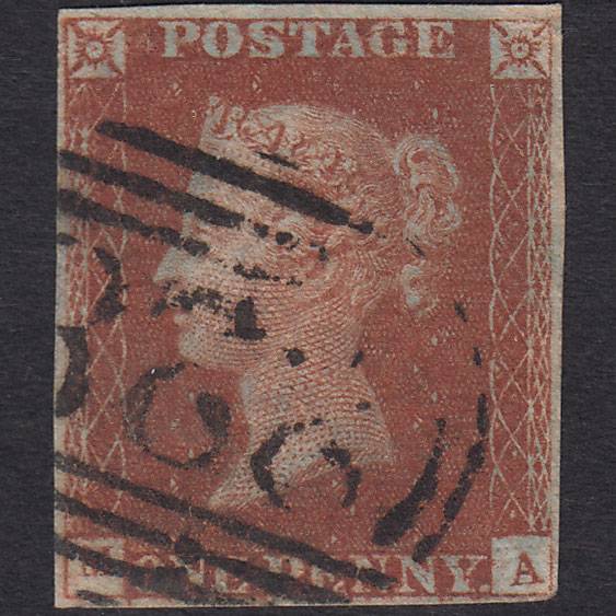 GB QV 1841 1d (Plate 39) SG8-B1(1) MA GU 4M Crawley 228 RE-entry Bs28b
