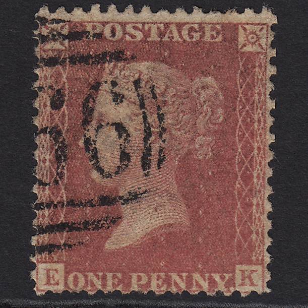 GB QV 1857 1d Rose-red (Plate 48) SG40-C10(1) EK GU