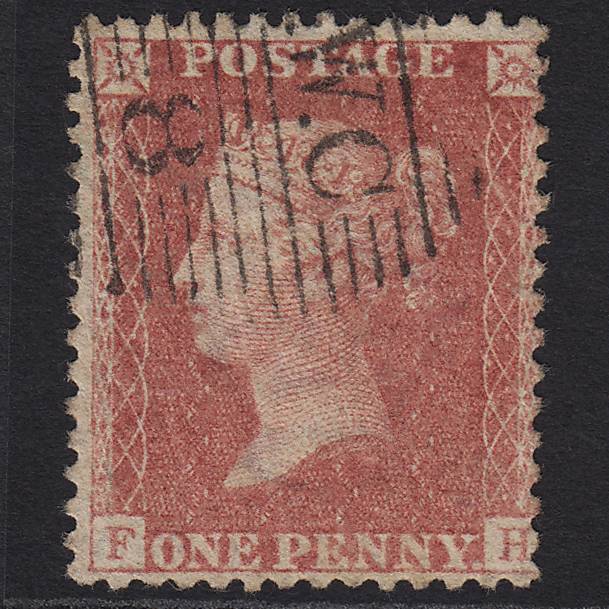 GB QV 1857 1d Rose-red (Plate 48) SG40-C10(1) FH GU London D&S WC8