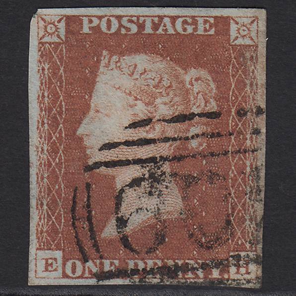 GB QV 1841 1d Red-brown (Plate 69) SG8-B1(1) EH GU 4 Margins