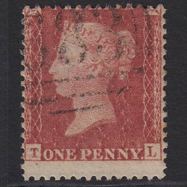 GB QV 1857 1d Pl 66 SG40-C10(1) TL GU Missing Imprimatur Salisbury 683