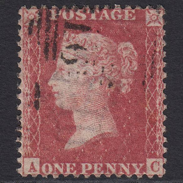 GB QV 1857 1d (Plate 48) SG40-C10(1) AC FU Miss Imprimatur Well Centred