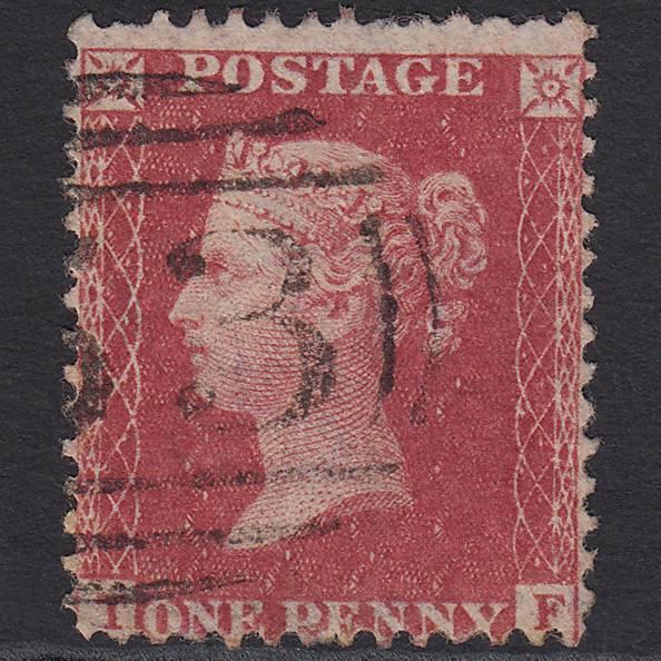 GB QV 1857 1d Rose-red (Plate 55) SG40-C10(1) TF FU Bath 53