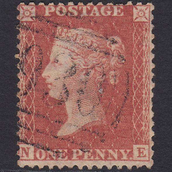 GB QV 1857 1d Rose-red (Plate 44) SG40-C10(1) NE FU York 930