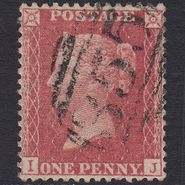 GB QV 1857 1d Pl 57 SG39-C10(3) IJ FU Henley-on-thames 355 Perfect Centre