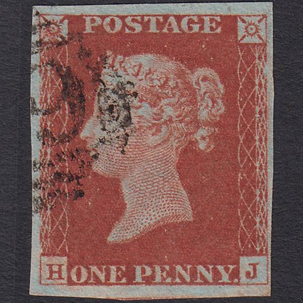 GB QV 1841 1d Red-brown (Plate 60) SG8-B1(1) HJ VFU 4 Margins