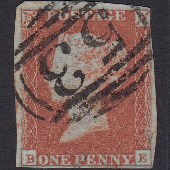GB QV 1841 1d Red-brown (Plate 114) SG8-B1(1) BE GU nr 4 Margins Bath 53