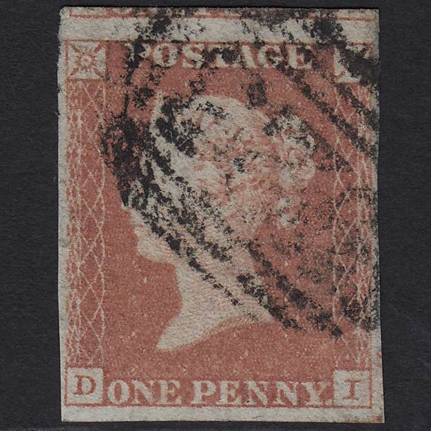 GB QV 1841 1d Red-brown (Plate 98) SG8-B1(1) DI GU 4 Margins