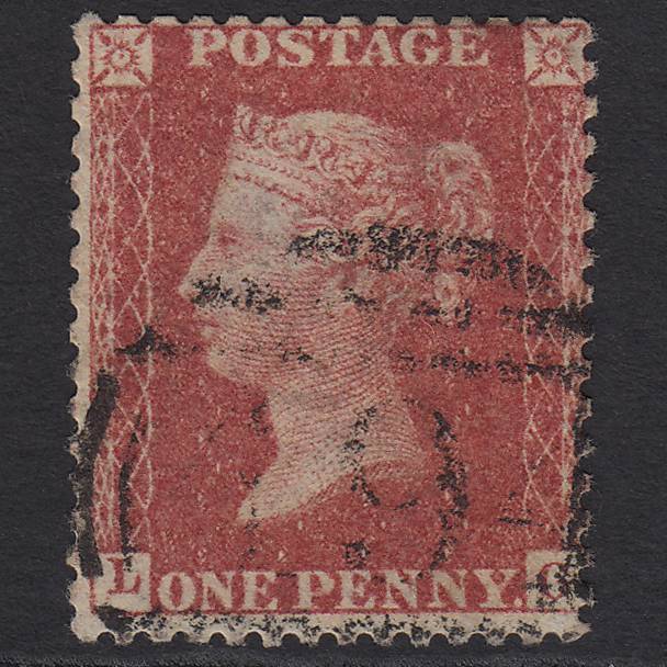 GB QV 1857 1d Rose-red (Plate 34) SG40-C10(1) LG GU Maldon 494
