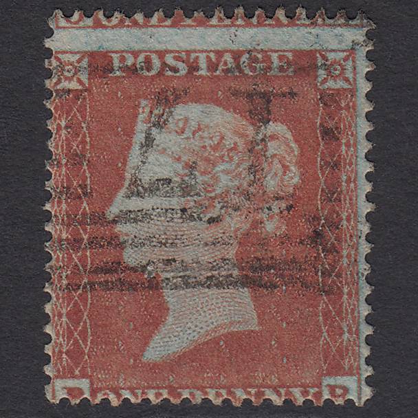 GB QV 1854 1d Red-brown (Plate 173) SG17-C1(1) PB GU Airdrie 17