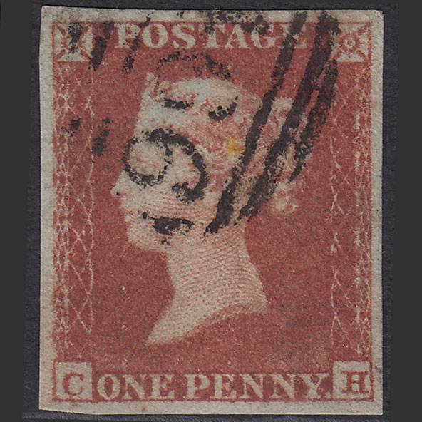 GB QV 1841 1d (Plate 160) SG8-B2(1) CH FU 4 Good Margins Liverpool 466