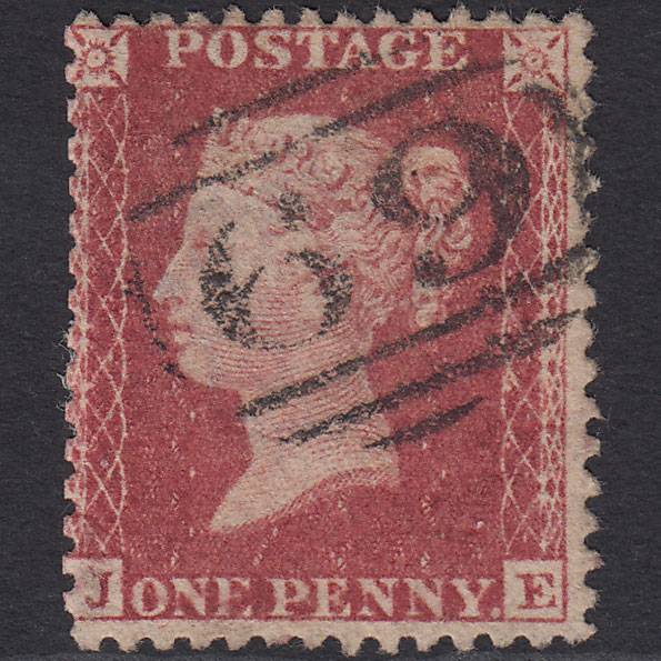 GB QV 1857 1d Rose-red (Plate 67) SG40-C10(1) JE GU Bicester 69