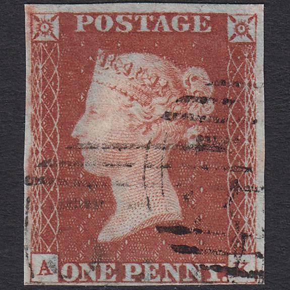 GB QV 1841 1d Red-brown (Plate 67) SG8-B1(1) AK VFU Missing Imprimatur 4M