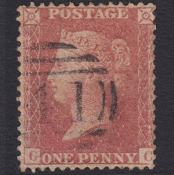 GB QV 1857 1d Rose-red (Plate 47) SG40-C10(1) GC GU