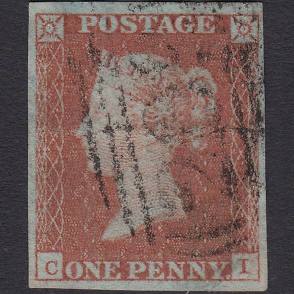 GB QV 1841 1d Red-brown (Plate 96) SG8-B1(1) CI GU 4M Star Dealer's Mark