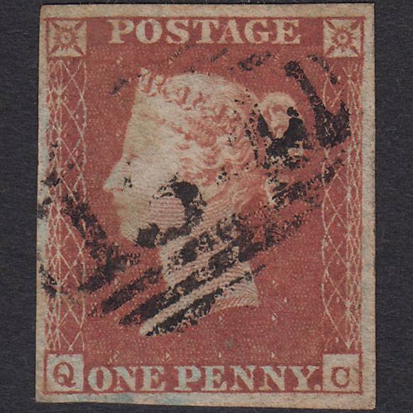 GB QV 1841 1d Red-brown (Plate 108) SG8-B1(1) QC GU 4 Good Margins