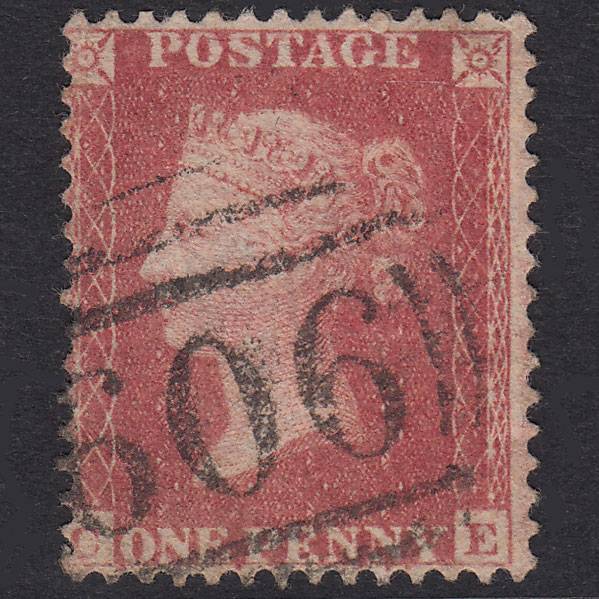 GB QV 1861 1d Plate R15 SGC13(1) Constant Variety CE GU Penrith 606