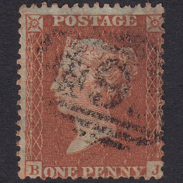 GB QV 1857 1d Orange-Brown SG33-C8(5) BJ PU