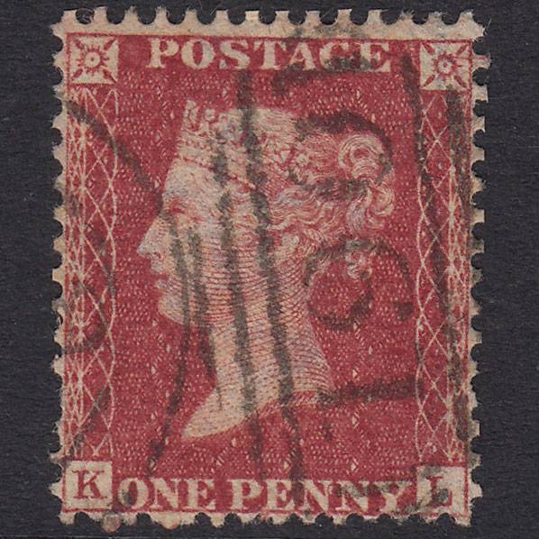 GB QV 1857 1d Plate 59 SG40-C10(1) Constant Variety KL FU Chichester 190