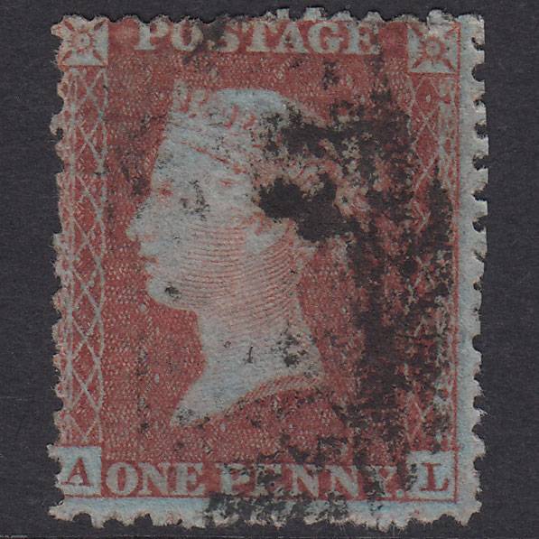 GB QV 1855 1d Pl 21 SGC6(1) AL GU Missing Imprimatur Fluffy Perfs