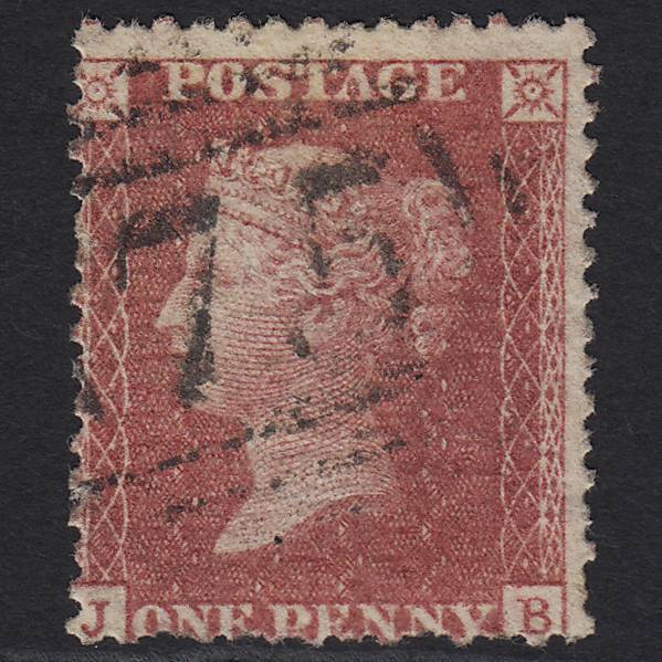 GB QV 1857 1d Rose-red (Plate 47) SG40-C10(1) JB GU