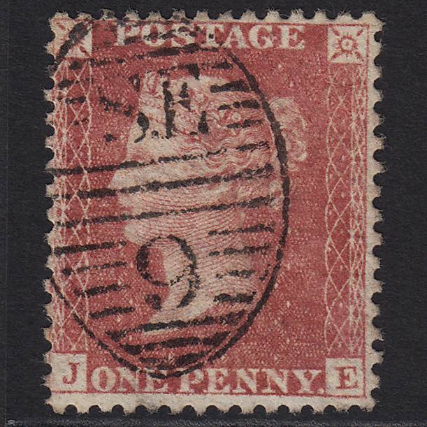 GB QV 1857 1d Rose-red (Plate 59) SG40-C10(1) JE FU London D&S SE9