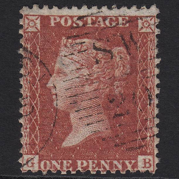 GB QV 1857 1d Rose-red (Plate 47) SG40-C10(1) GB FU London D&S SW20