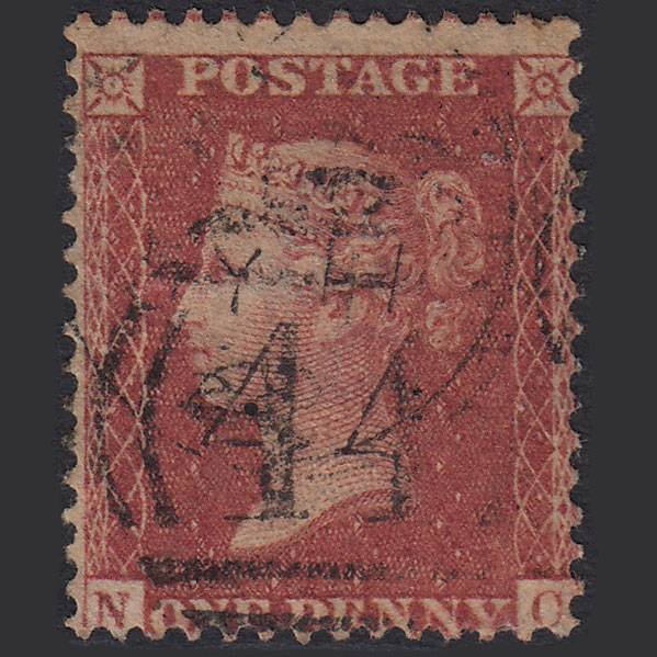 GB QV 1857 1d Rose-red (Plate 47) SG40-C10(1) NC GU