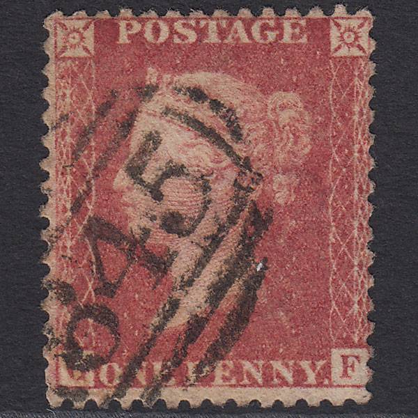 GB QV 1857 1d Rose-red (Plate 34) SG40-C10(1) GF FU