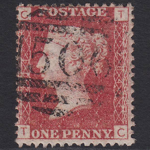 GB QV 1864 1d Lake-red (Plate 204) SG44-G1(2) TC VFU Margate 506