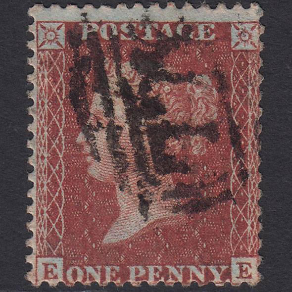 GB QV 1856 1d Red-brown (Plate 36) SG29-C8(1) EE FU