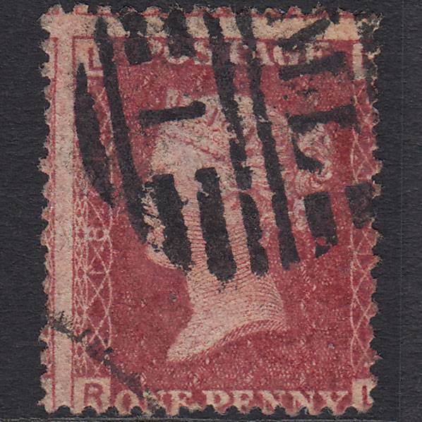 GB QV 1864 1d Lake-red (Plate 181) SG44-G1(2) RL GU London D&S Ml1