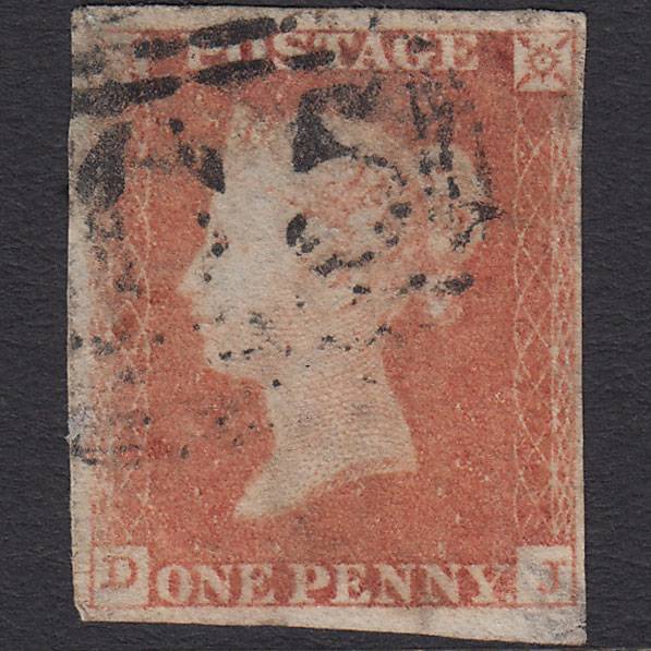 GB QV 1841 1d Orange-brown (Plate 102) SG12-B1(6) DJ PU 4 Margins