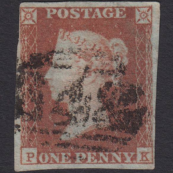 GB QV 1841 1d Red-brown (Plate 94) SG8-B1(1) PK GU