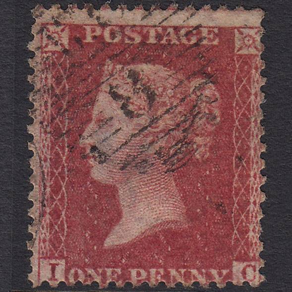GB QV 1857 1d (Plate 60) SG41-C10(4) IC GU London D&S WC8 Misperf