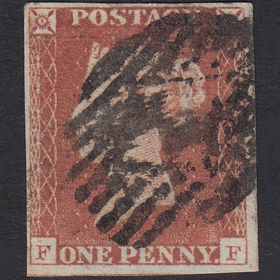 GB QV 1841 1d Red-Brown Plate 76 SG8-B1(1) FF GU 4M London Is Cancel