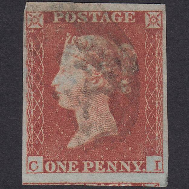 GB QV 1841 1d Pl 161 SG8-B2(1) CI FU 4 Good To Huge Margins Light Cancel
