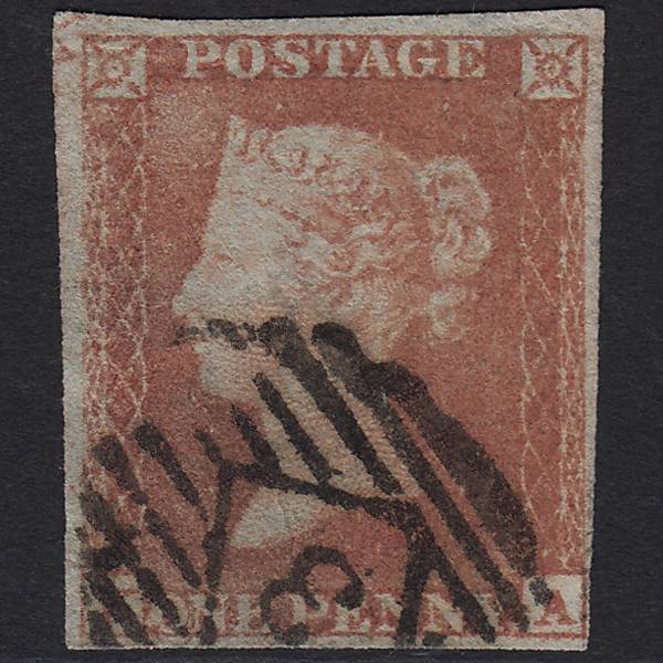GB QV 1841 1d (Plate 152) SG8-B2(1) KA GU London IS 3 4 Margins Ornament