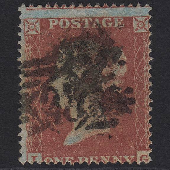 GB QV 1854 1d Red-brown (Plate 178) SG17-C1(1) IG GU Misperf