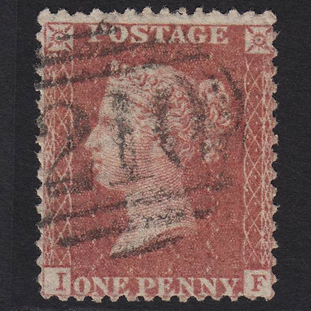 GB QV 1857 1d Rose-red (Plate 56) SG40-C10(1) IF GU Colchester 210