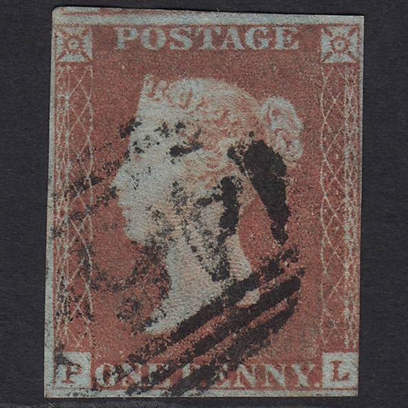 GB QV 1841 1d Red-brown (Plate 76) SG8-B1(1) PL GU nr 4M Imperf