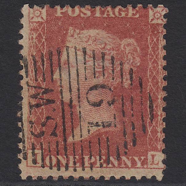 GB QV 1857 1d SG40-C10(1) IL FU Missing Imprimatur London D&S SW19